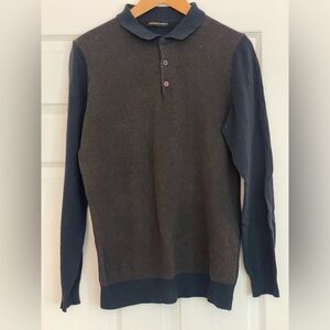Men's Black and Brown Sweater